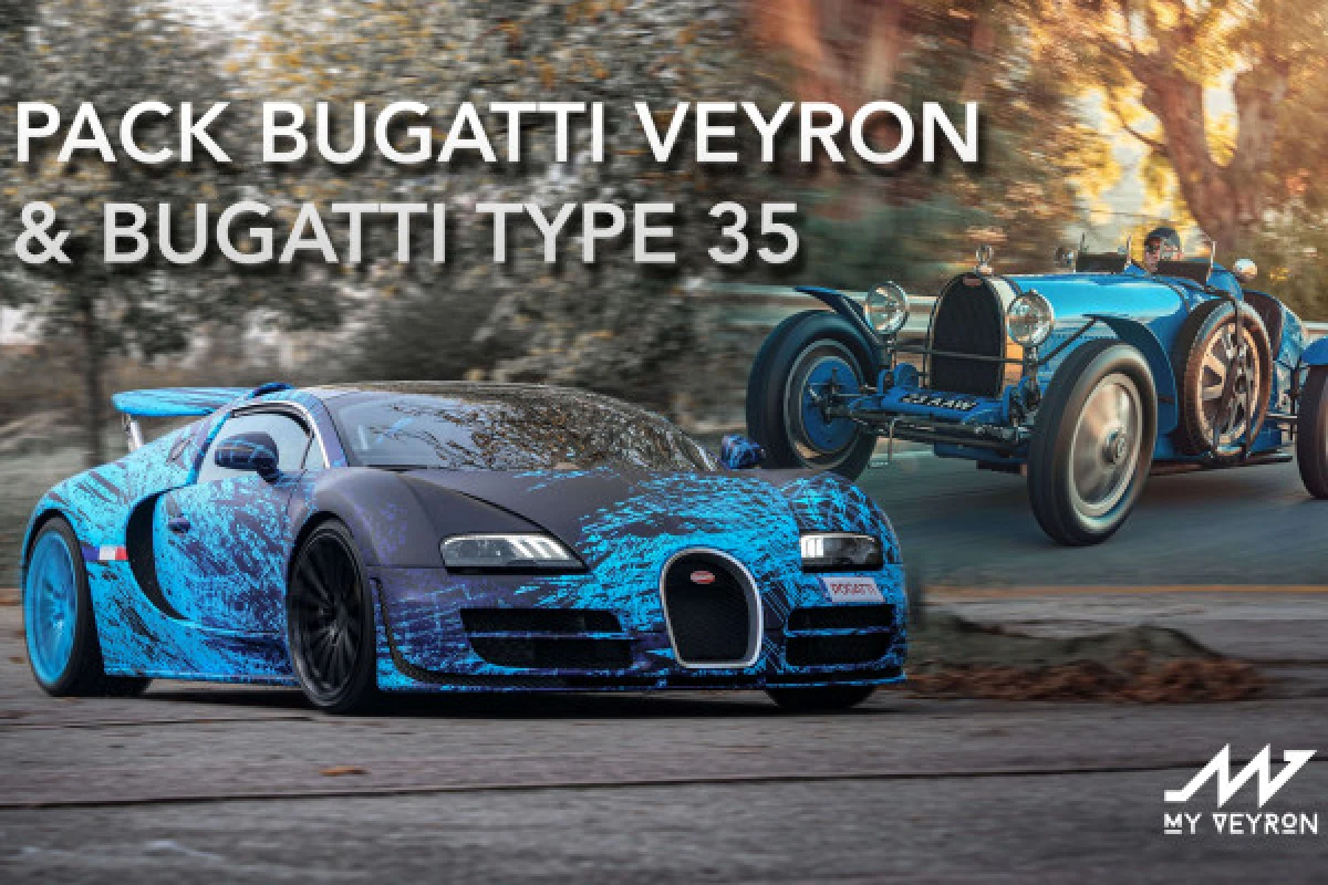 Package Bugatti Type 35 + Bugatti VEYRON - Exploregion